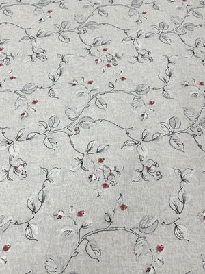 Scampolo Cotone Arredo Ramo Fiorito