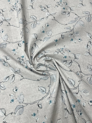 Scampolo Cotone Arredo Ramo Fiorito