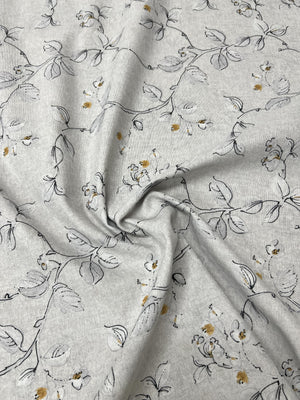 Scampolo Cotone Arredo Ramo Fiorito