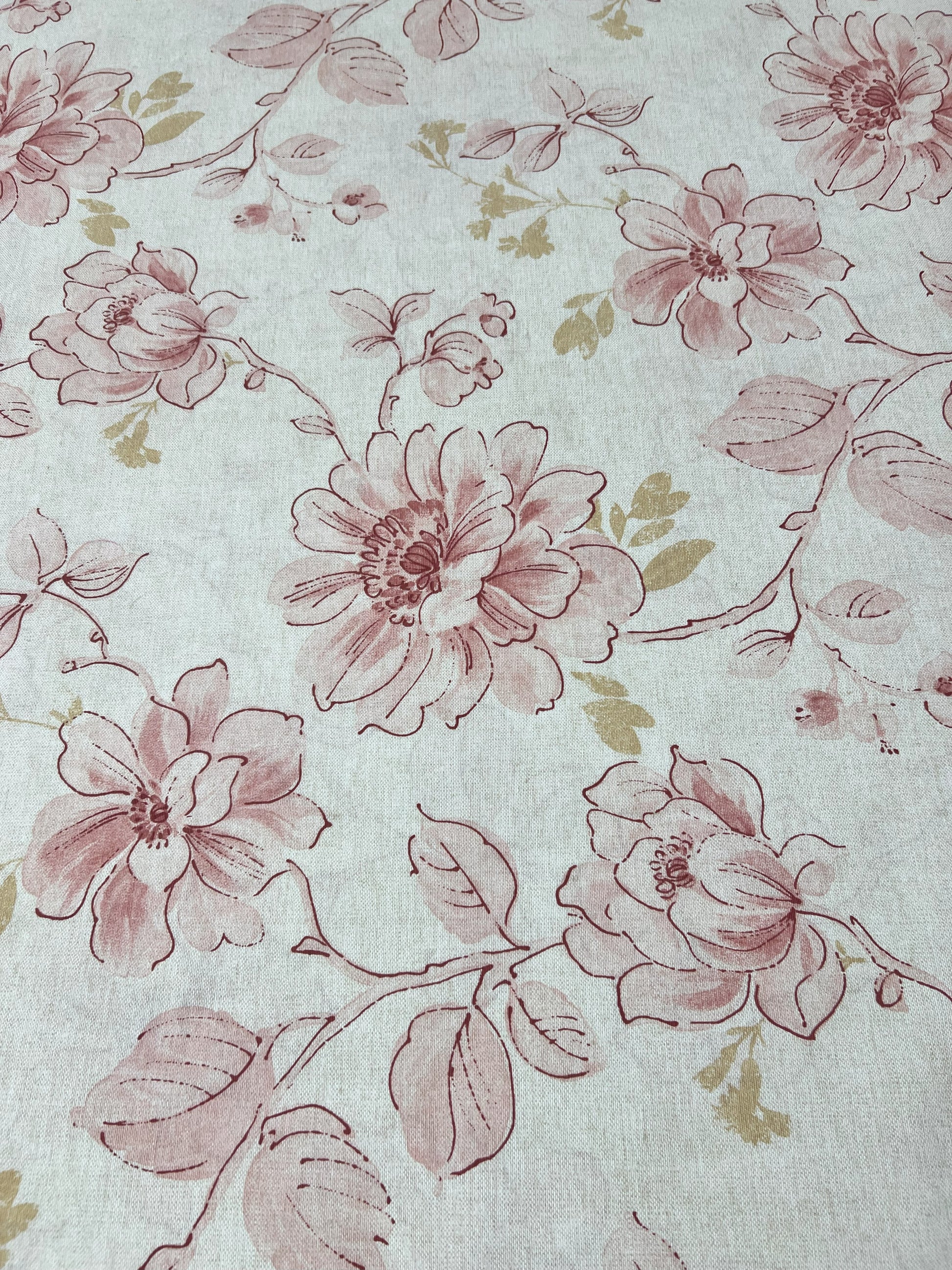 Scampolo Cotone Arredo Rose Antiche