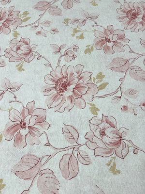 Scampolo Cotone Arredo Rose Antiche