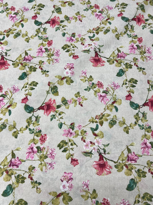 Scampolo Cotone Arredo Rami di Primavera