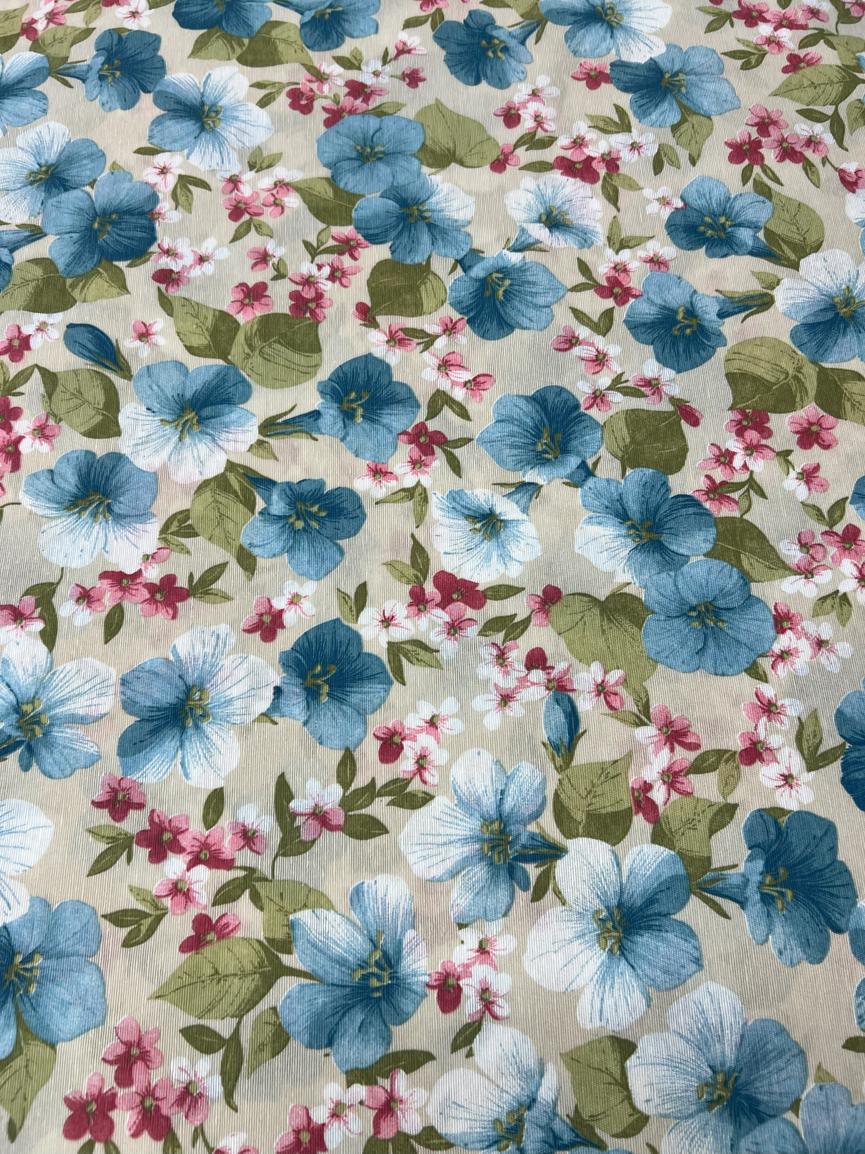 Scampolo Cotone Arredo Fiori D'estate