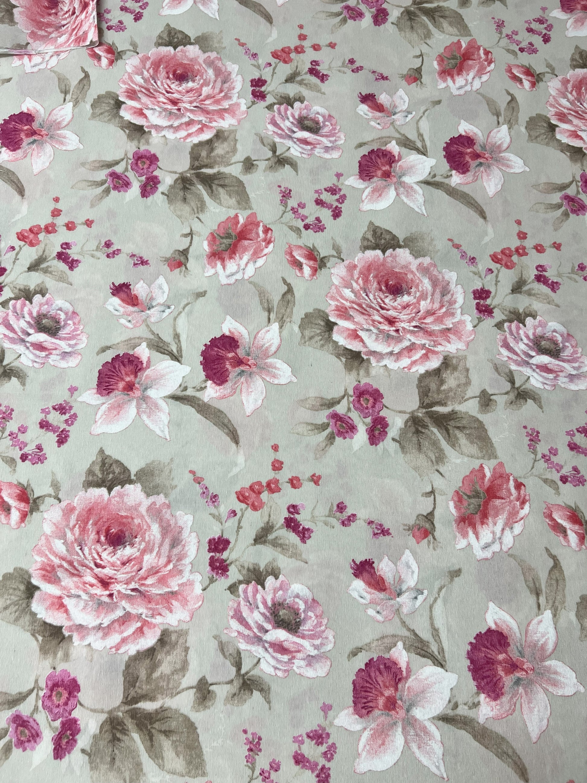 Scampolo Cotone Arredo Rosa Delicata