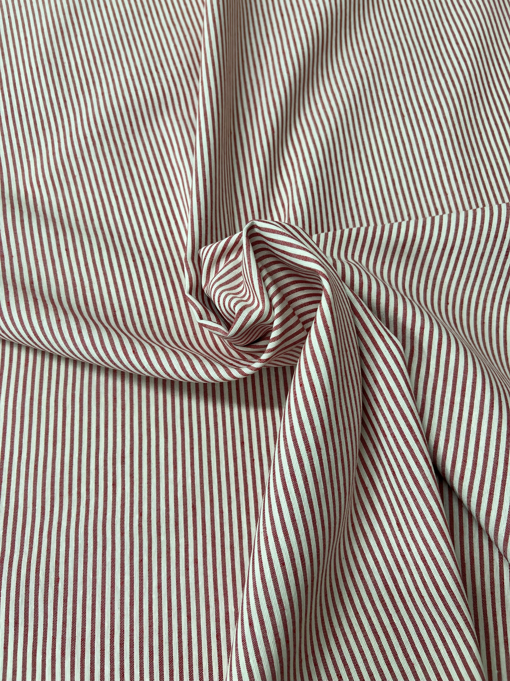 Scampolo Panama Cotone Righino Stretto