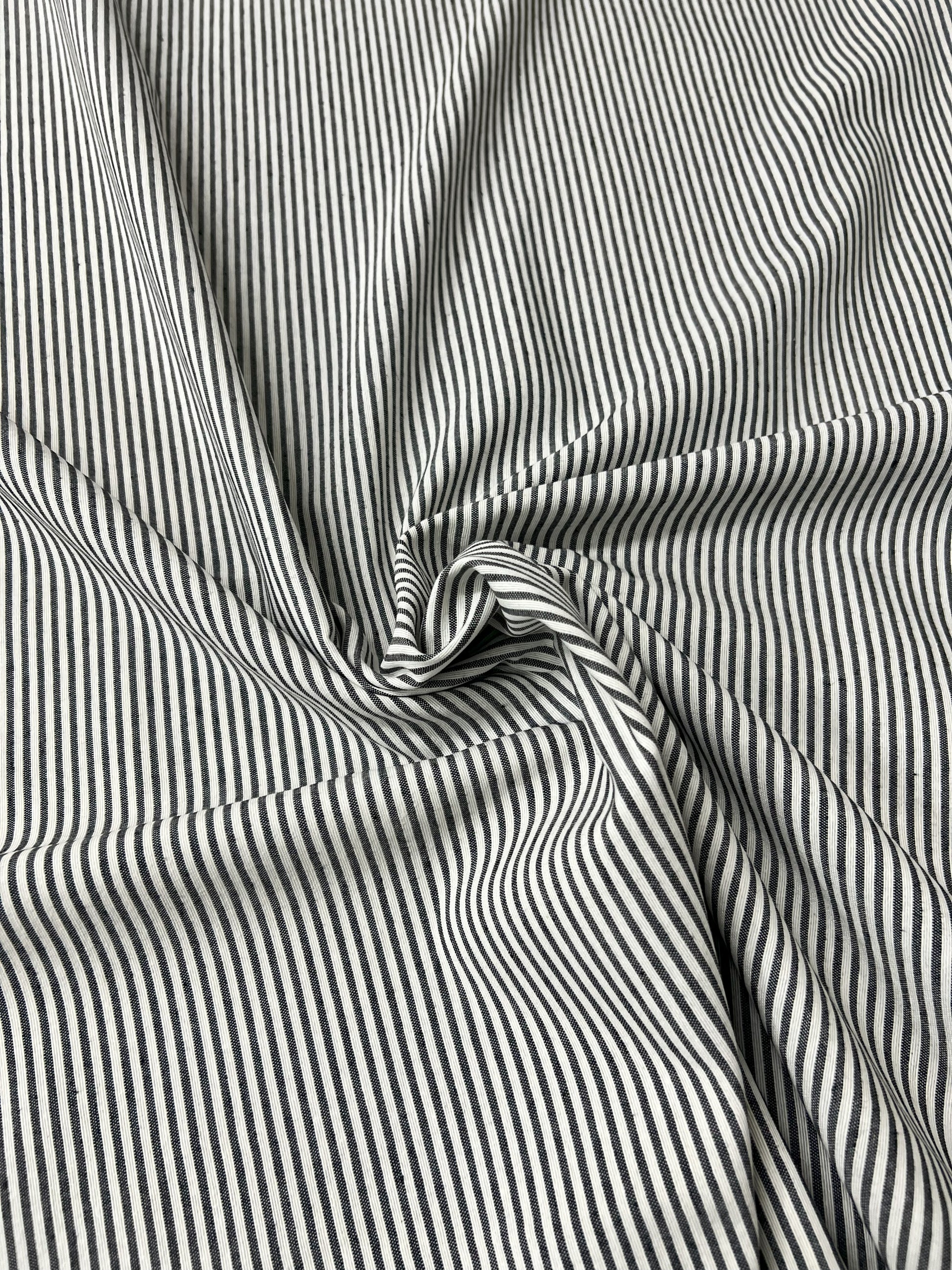 Scampolo Panama Cotone Righino Stretto
