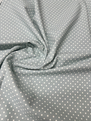Scampolo Panama Cotone Pois