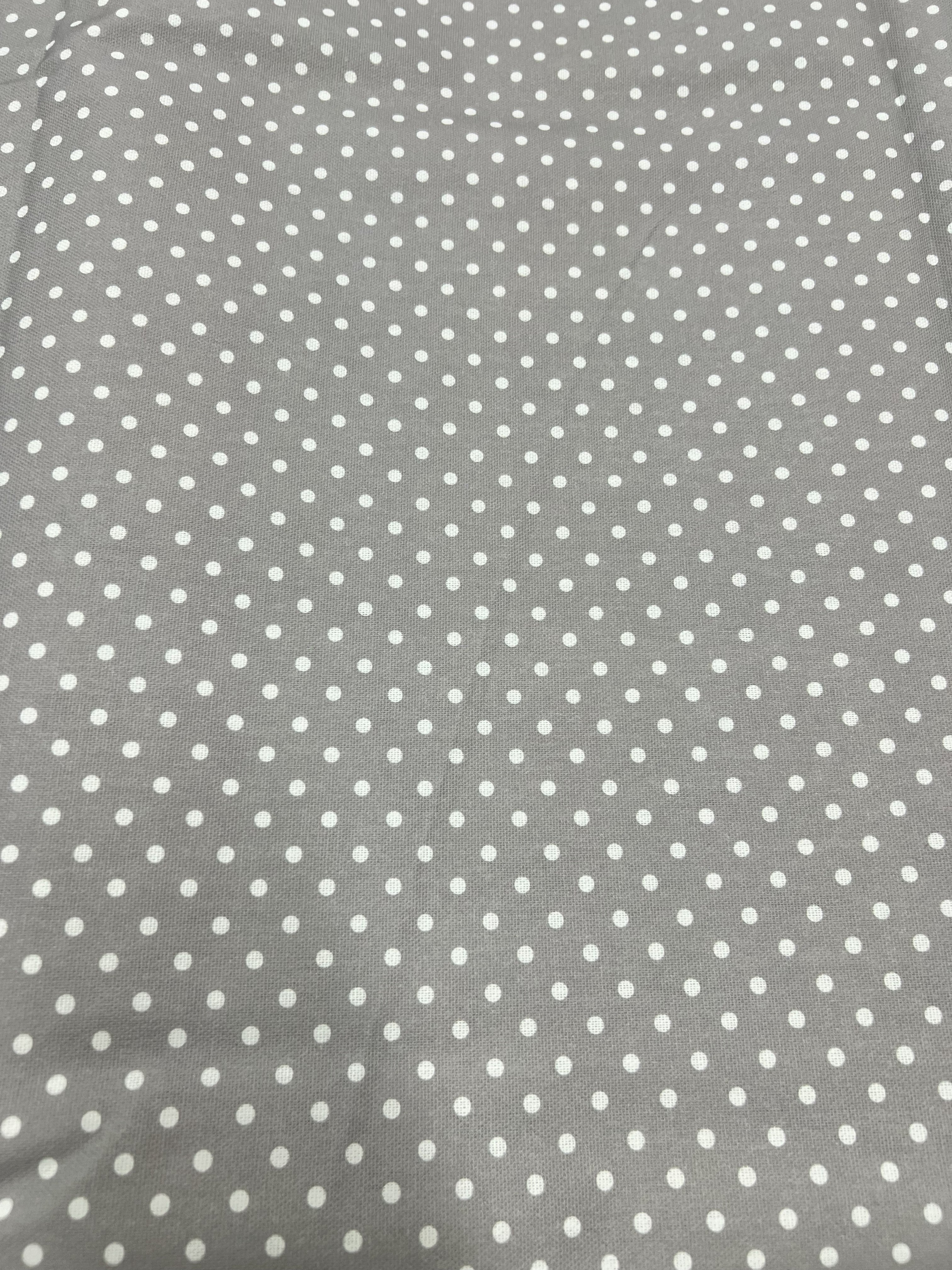 Scampolo Panama Cotone Pois