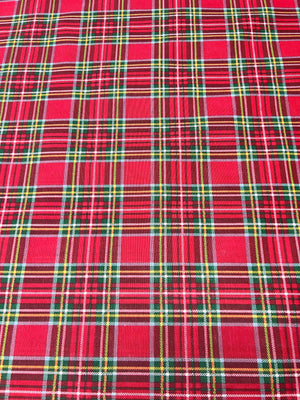 Scampolo Cotone Arredo Natalizio Tartan Grande