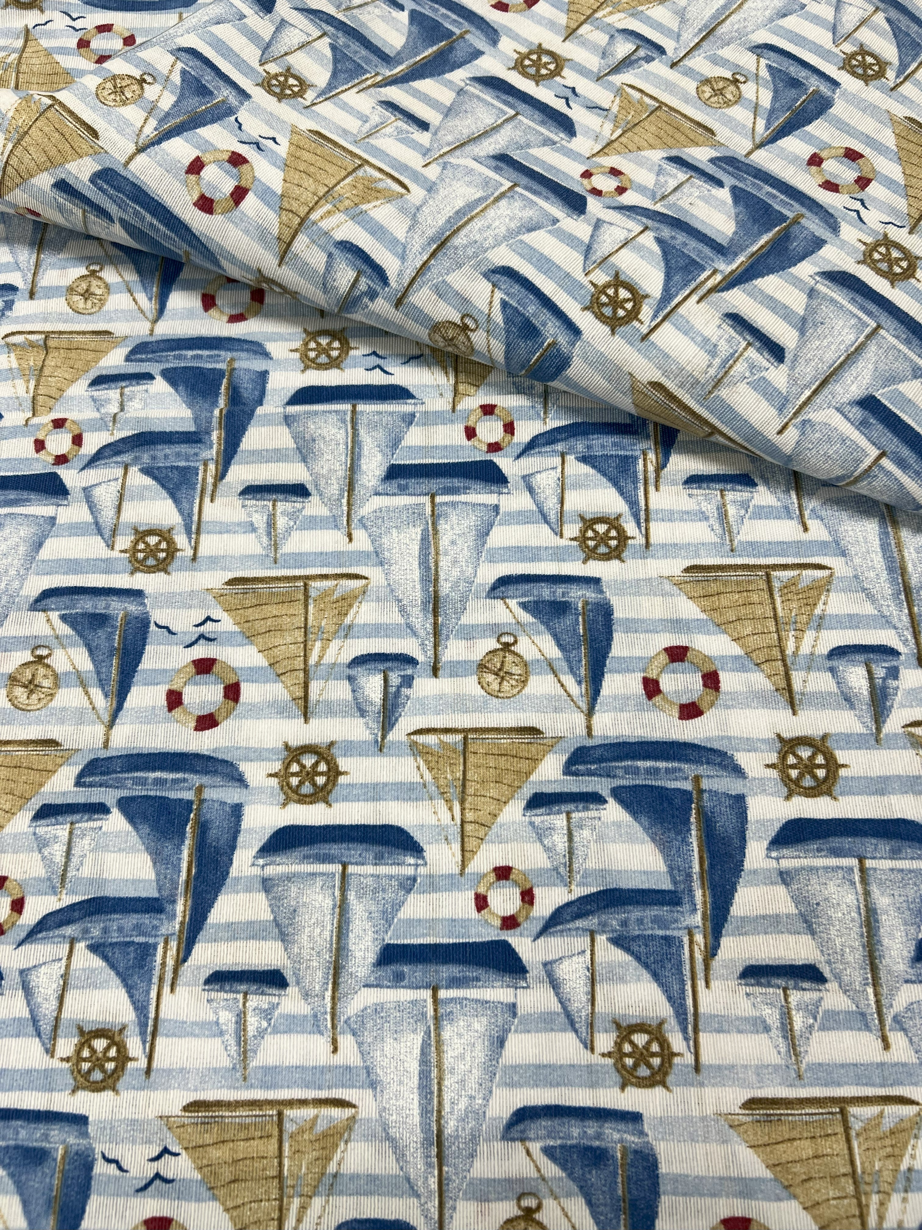 Scampolo Cotone Arredo Barchetta