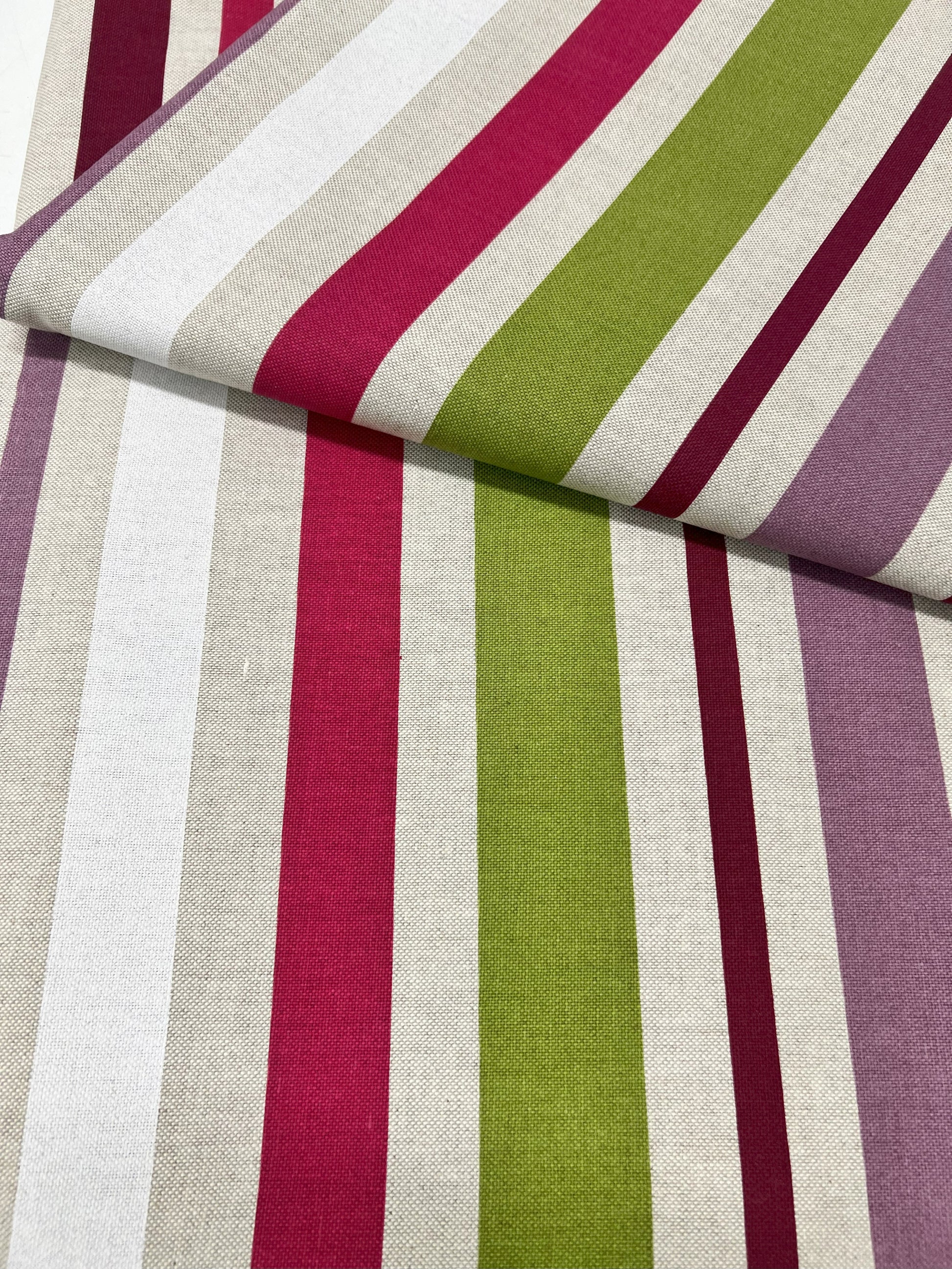 Scampolo Cotone Arredo Riga Multicolor