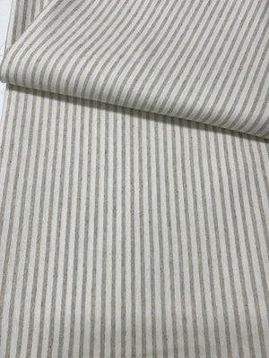 Scampolo Cotone Arredo Righe Grezze