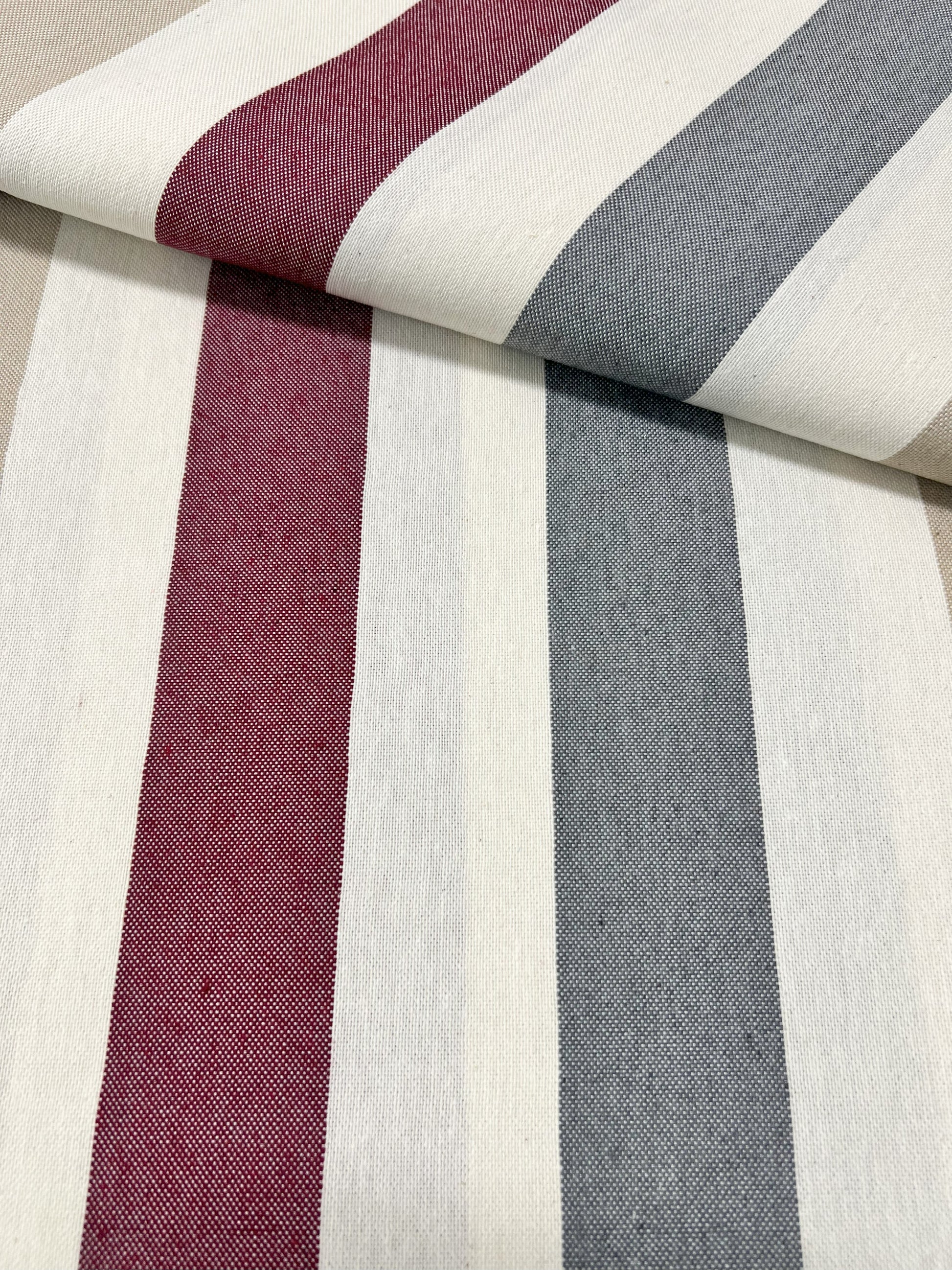 Scampolo Cotone Arredo Riga Larga