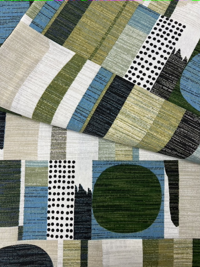 Scampolo cotone arredo Ritmo Astratto