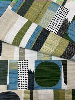 Scampolo cotone arredo Ritmo Astratto