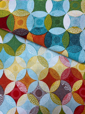 Scampolo cotone arredo Rombetto geometrico