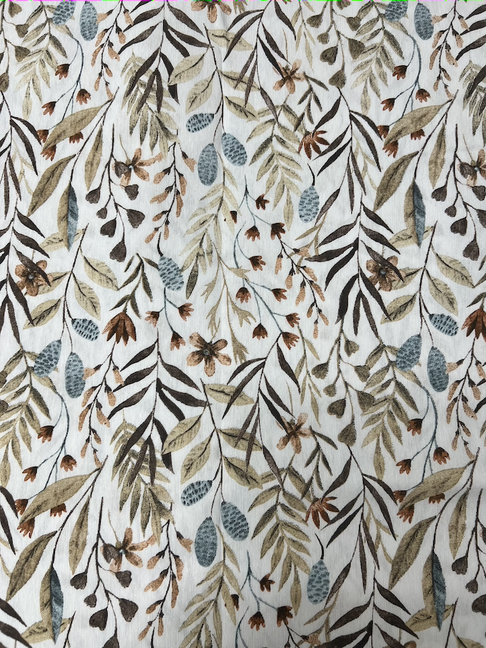 Scampolo cotone arredo Foglioline