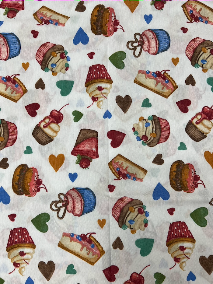 Scampolo cotone arredo Cake