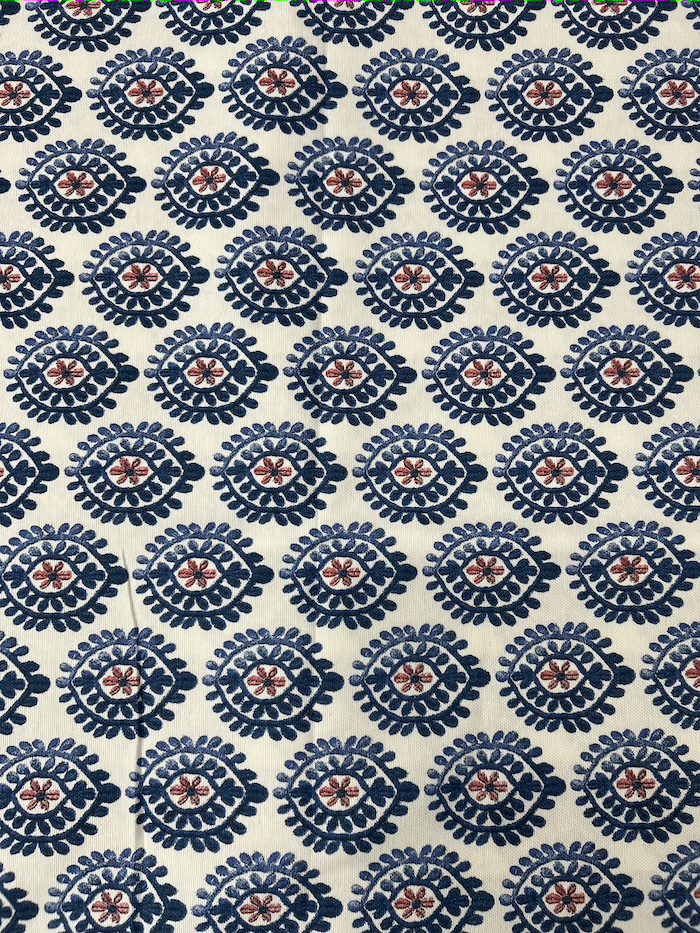 Scampolo cotone arredo Trame imperiali