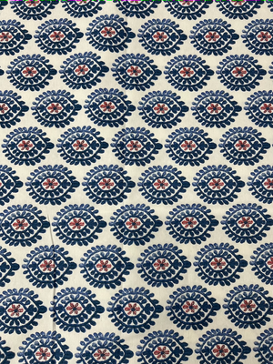 Scampolo cotone arredo Trame imperiali