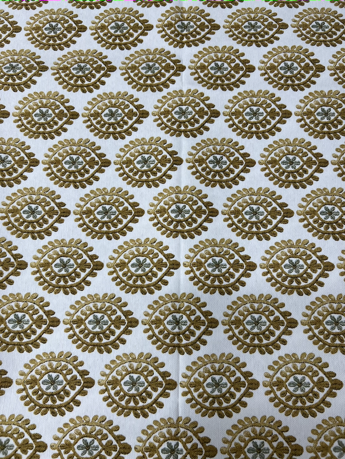 Scampolo cotone arredo Trame imperiali