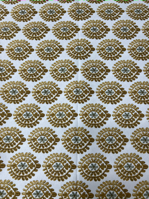 Scampolo cotone arredo Trame imperiali