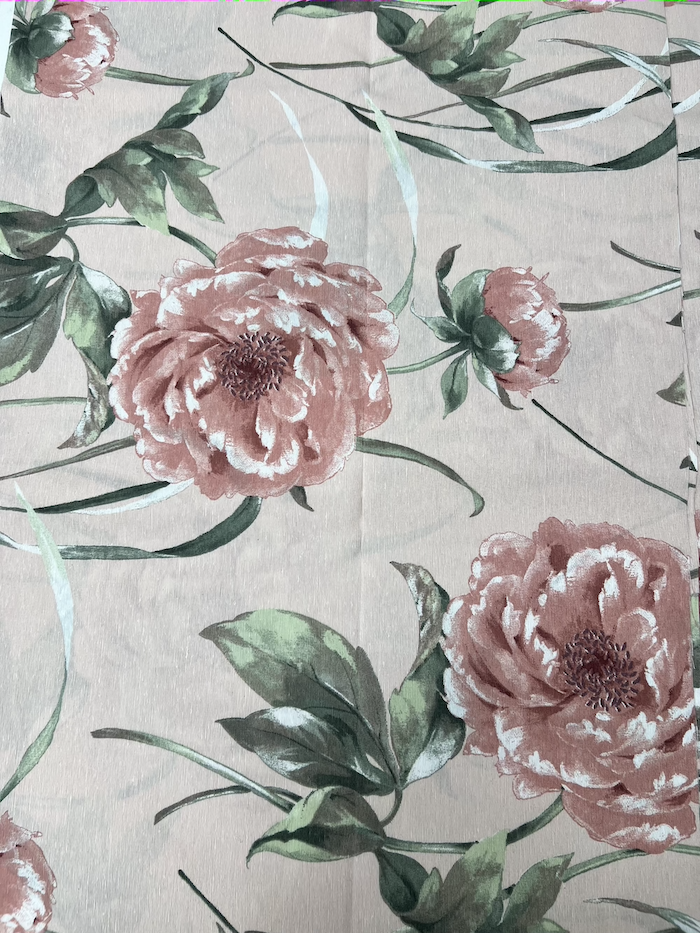 Scampolo cotone arredo Fiorone