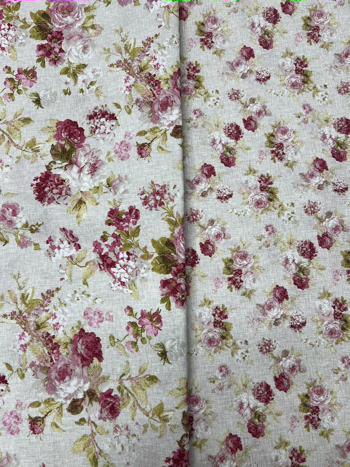 Scampolo cotone arredo Rosa