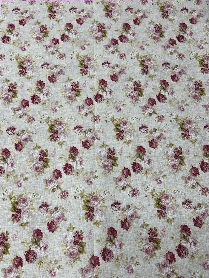Scampolo cotone arredo Rosellina