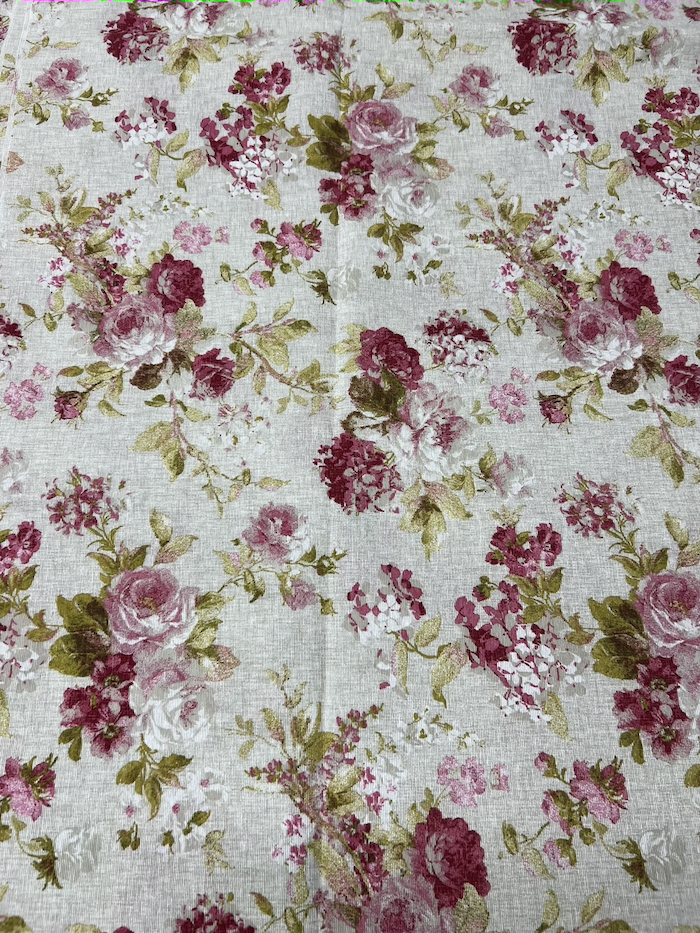Scampolo cotone arredo Rosa