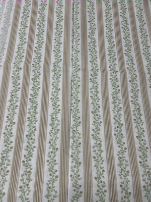 Scampolo cotone arredo Fogliolina provenzale