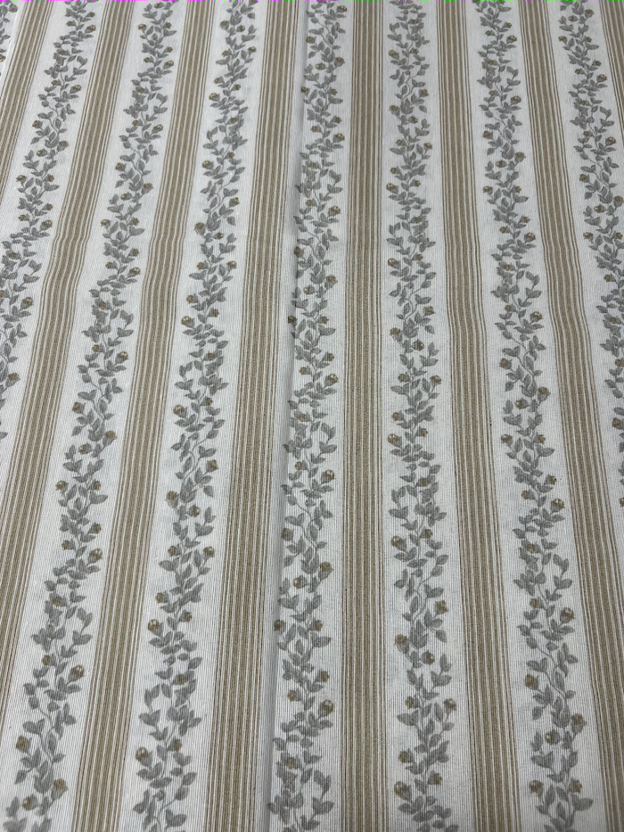 Scampolo cotone arredo Fogliolina provenzale