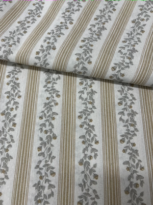 Scampolo cotone arredo Fogliolina provenzale