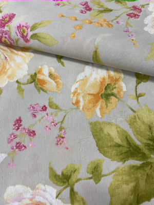 Scampolo cotone arredo Fiorone Colorato