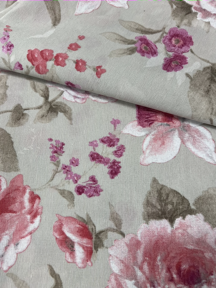 Scampolo cotone arredo Fiorone Colorato