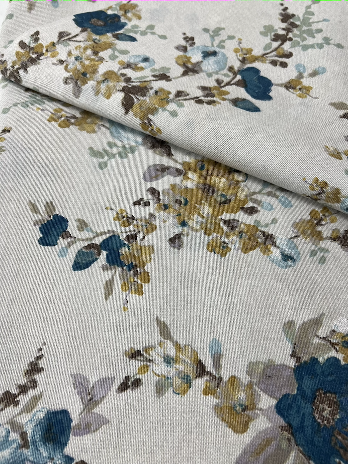 Scampolo cotone arredo Rametto con Fiorellino