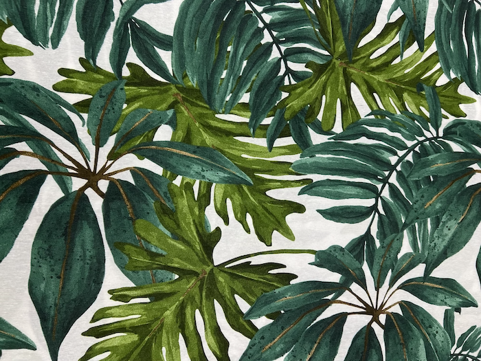 Scampolo cotone arredo Foglione Palma