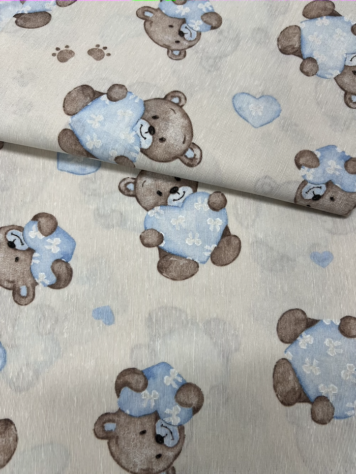 Scampolo cotone arredo Baby Orsacchiotto