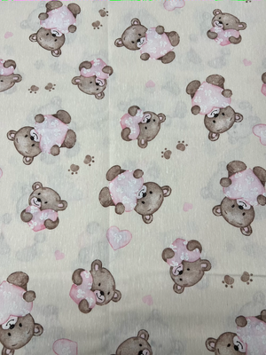 Scampolo cotone arredo Baby Orsacchiotto