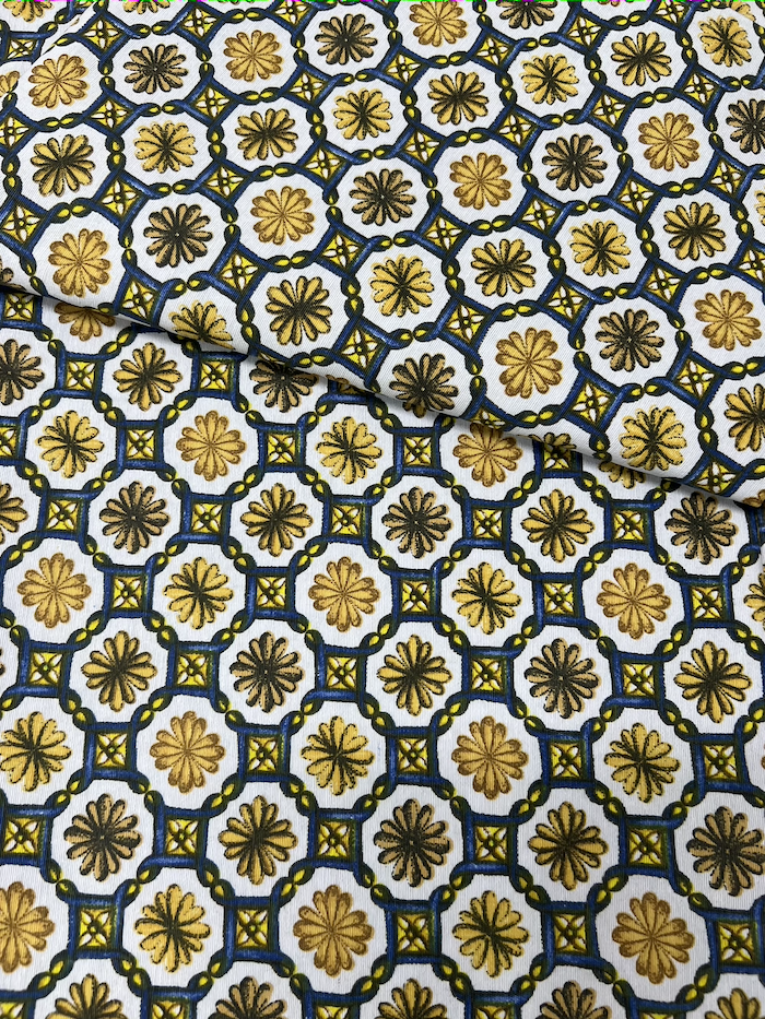 Scampolo cotone arredo Rombetto Vietri