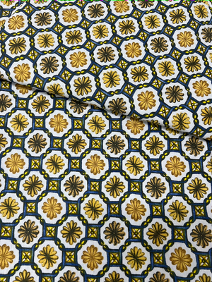 Scampolo cotone arredo Rombetto Vietri