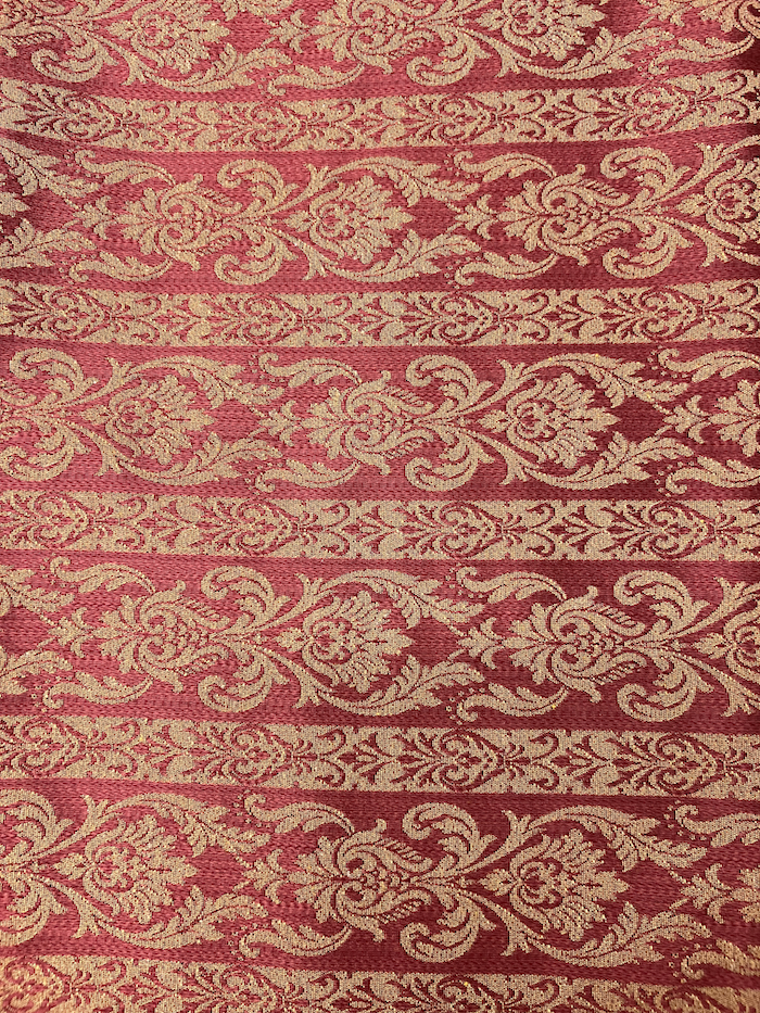 Scampolo tappezzeria broccato fasciato