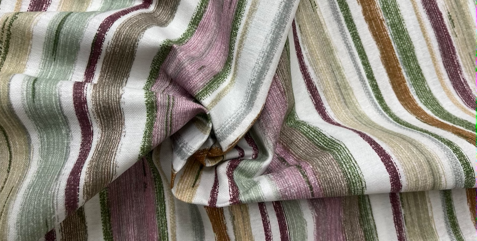 Scampolo cotone panama Riga Multicolor