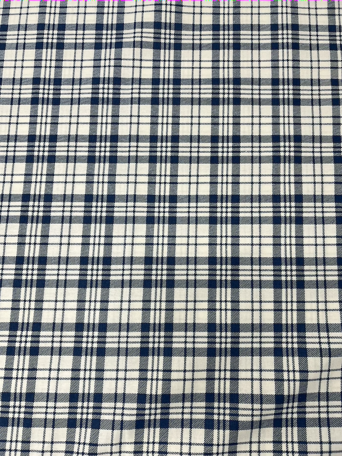 Scampolo cotone panama Tartan