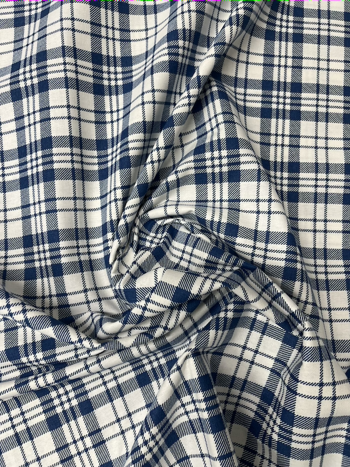 Scampolo cotone panama Tartan