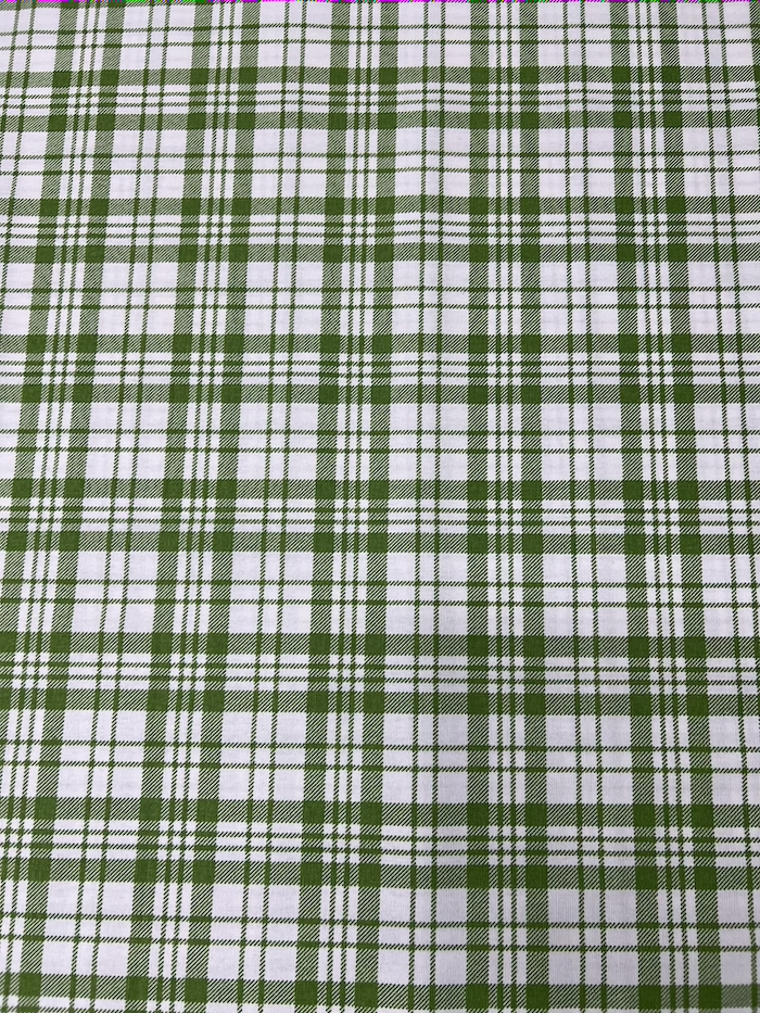 Scampolo cotone panama Tartan