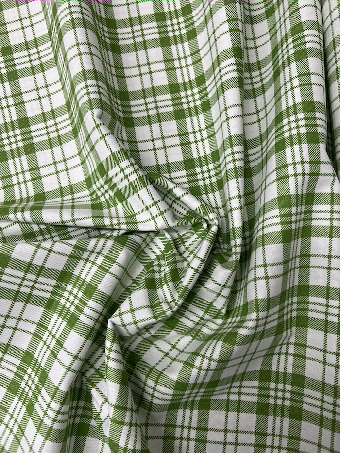 Scampolo cotone panama Tartan