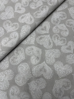 Scampolo Cotone Arredo Cuore Shubby Chic