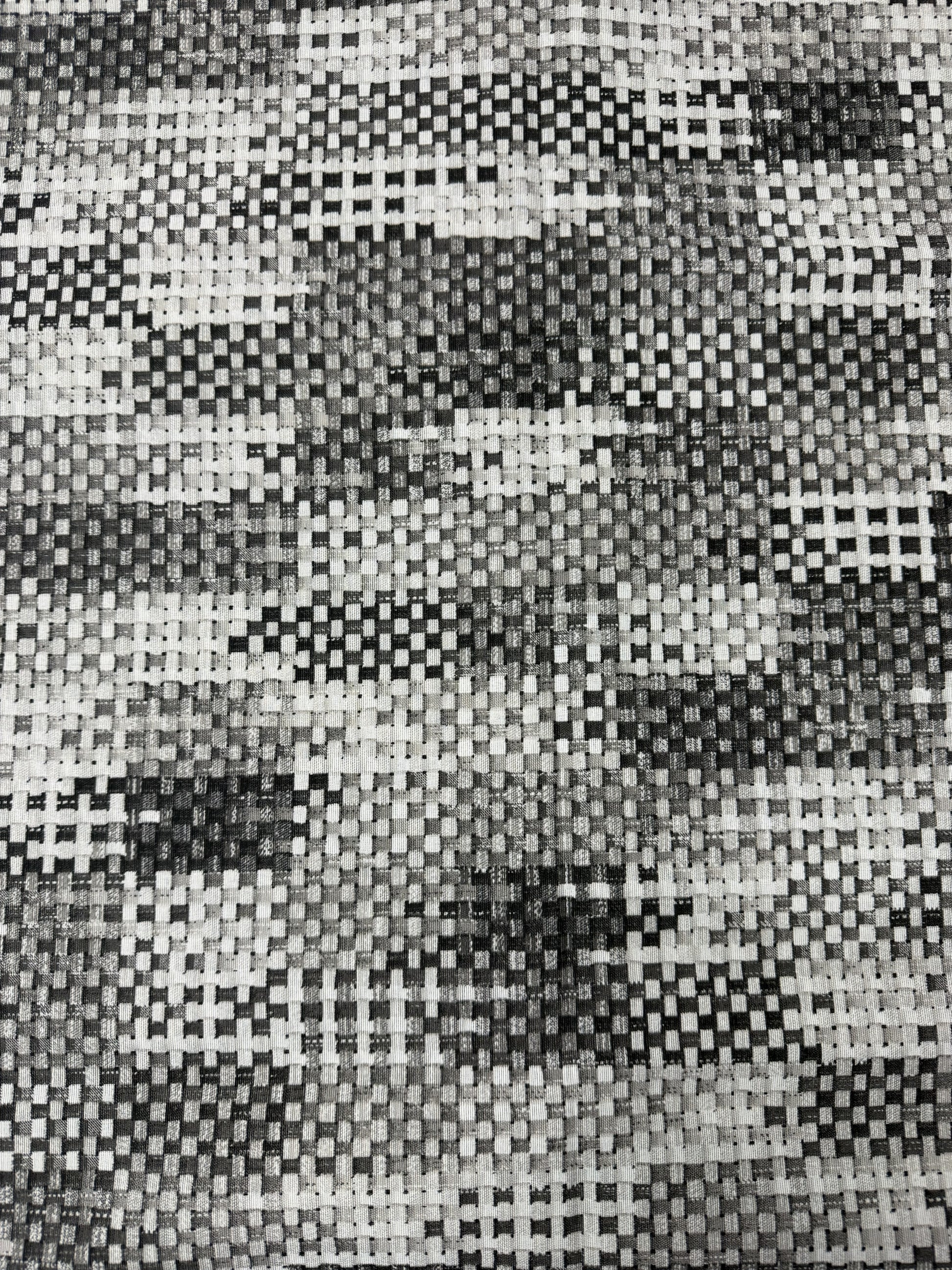 Scampolo Cotone Arredo Fantasia Effetto Vinimi
