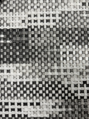 Scampolo Cotone Arredo Fantasia Effetto Vinimi